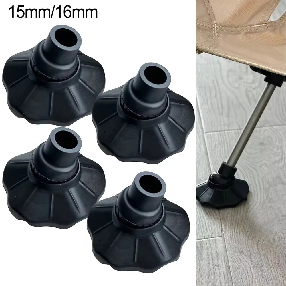 Almohadillas antideslizantes para patas de silla camping ajustables - imagen 5