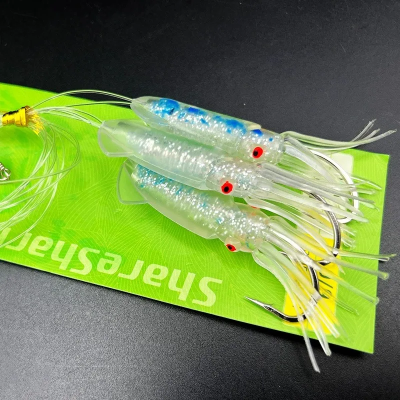 Señuelos luminosos para calamar Sabiki – aparejo de arrastre - imagen 4