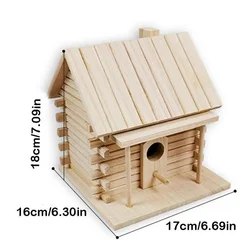 Caja nido madera colgante bricolaje para loros cacatúas golondrinas