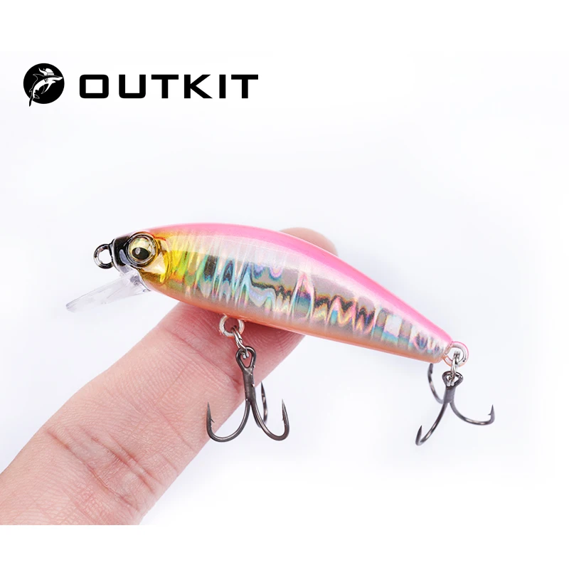 Señuelo OUTKIT Mini láser duro Minnow vista lateral