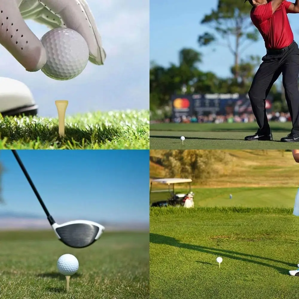 Soportes de bola de golf de bambú biodegradables y resistentes