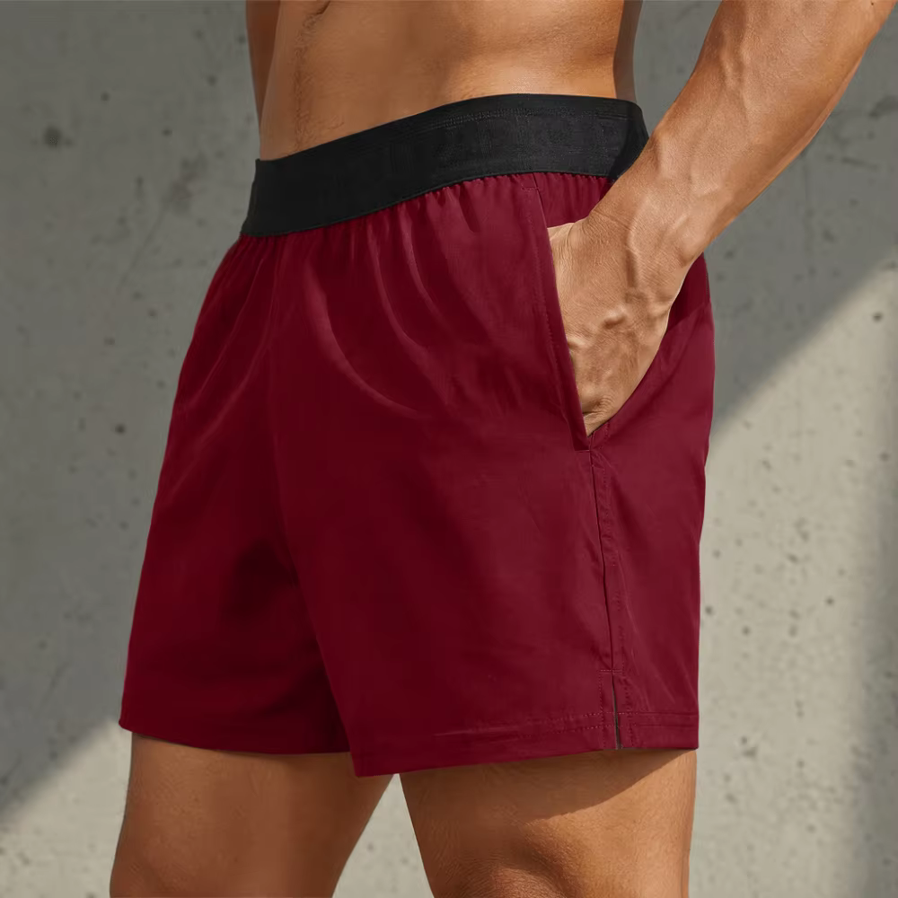 Pantalones Cortos de Deporte con Cintura Elástica y Secado Rápido