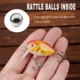 Mini crankbaits wobbler duros 4 cm para lubina con manivela - imagen 5