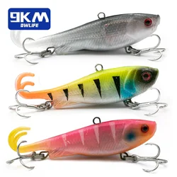 Vinilos de pesca cabeza plomada y anzuelos triples - Para lubina, trucha y walleye