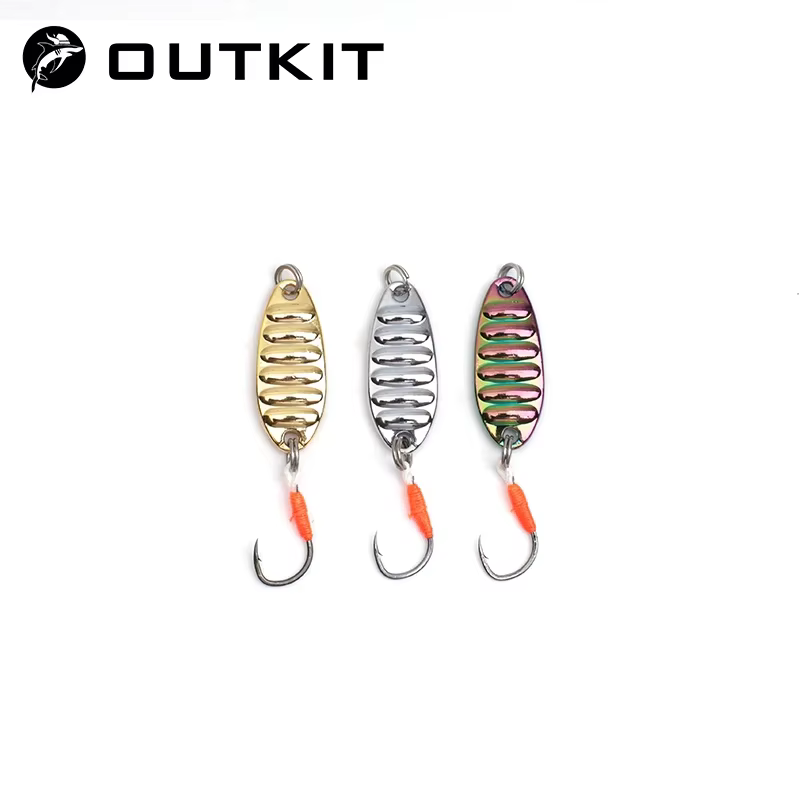 OUTKIT Crankbait para trucha – Acabado metálico - imagen 4