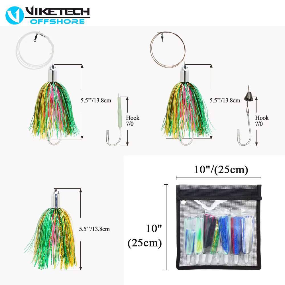 Pack de señuelos VIKETECH OFFSHORE en bolsa