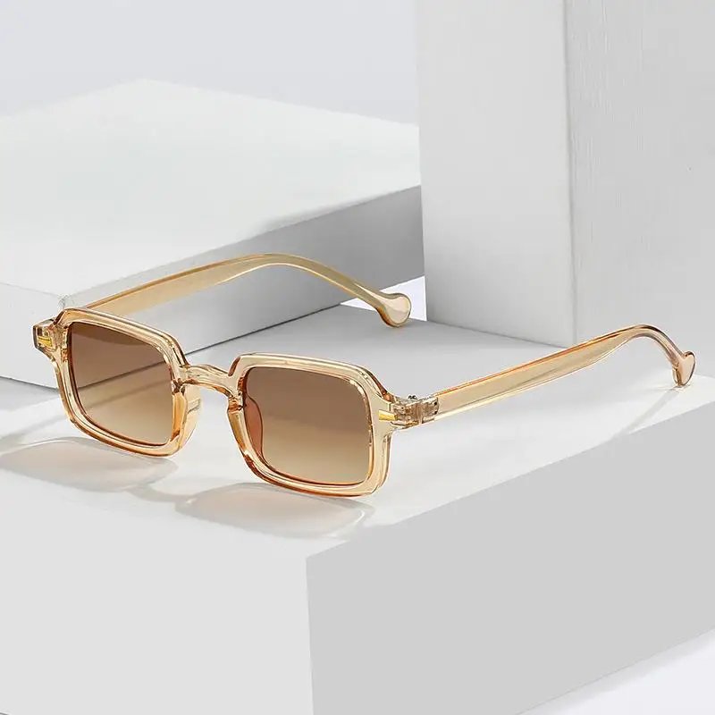 Gafas de sol UV400 con remaches estilo cuadrado unisex - imagen 3