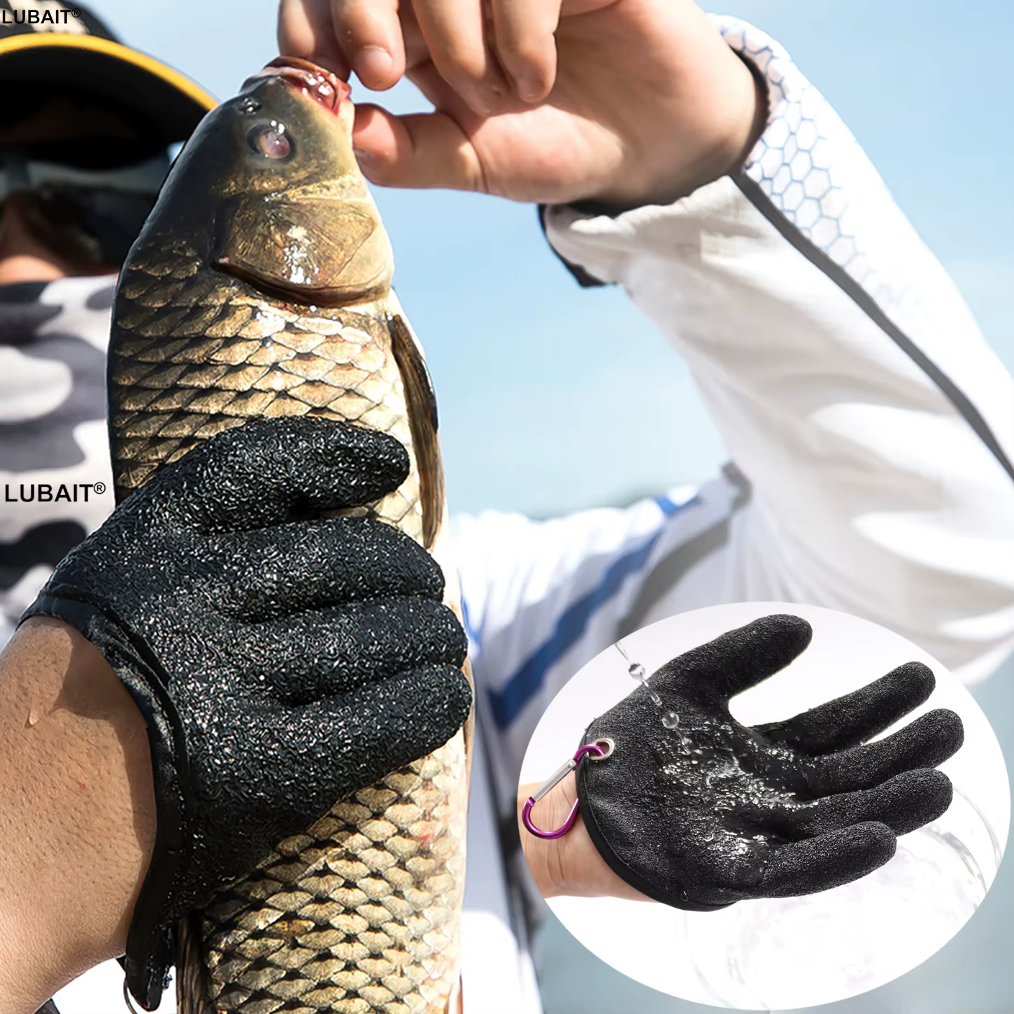 Guantes de pesca con grip – Impermeables y anti corte