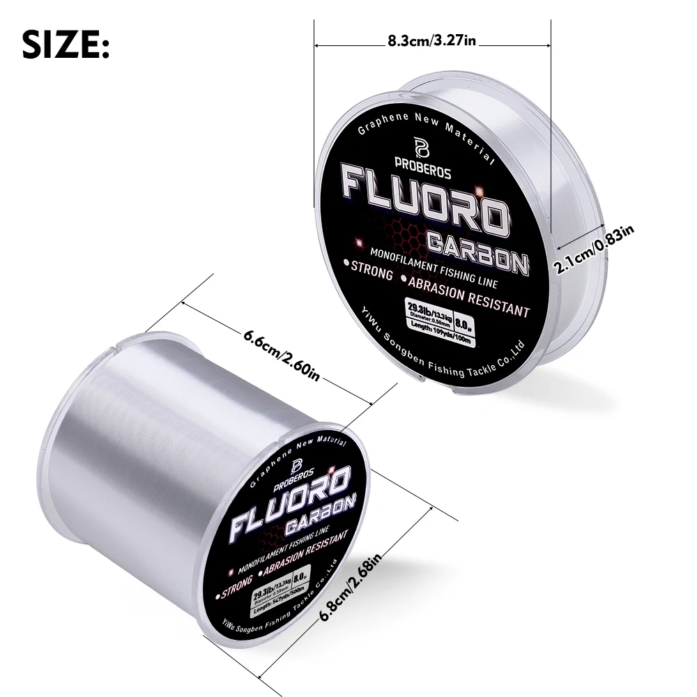 Proberos Líder de Fluorocarbono para Pesca a Mosca - imagen 2