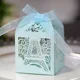Cajas de regalo creativas torre Eiffel para dulces de boda