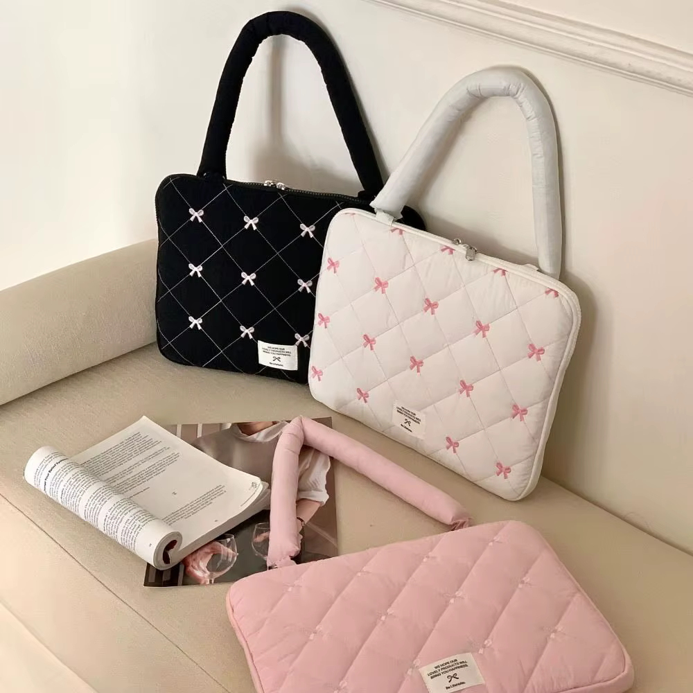 Bolso de hombro para ordenador portátil con funda tableta lazo Macbook