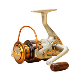 Carrete giratorio Metal 5,5:1 – Lance suave con rodamientos