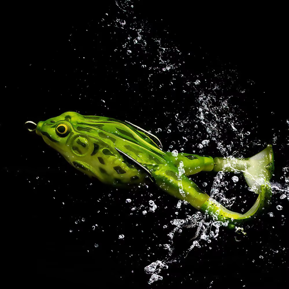Rana Topwater Hercules con Patas Giratorias – Cebo Soft para Karpín - imagen 2