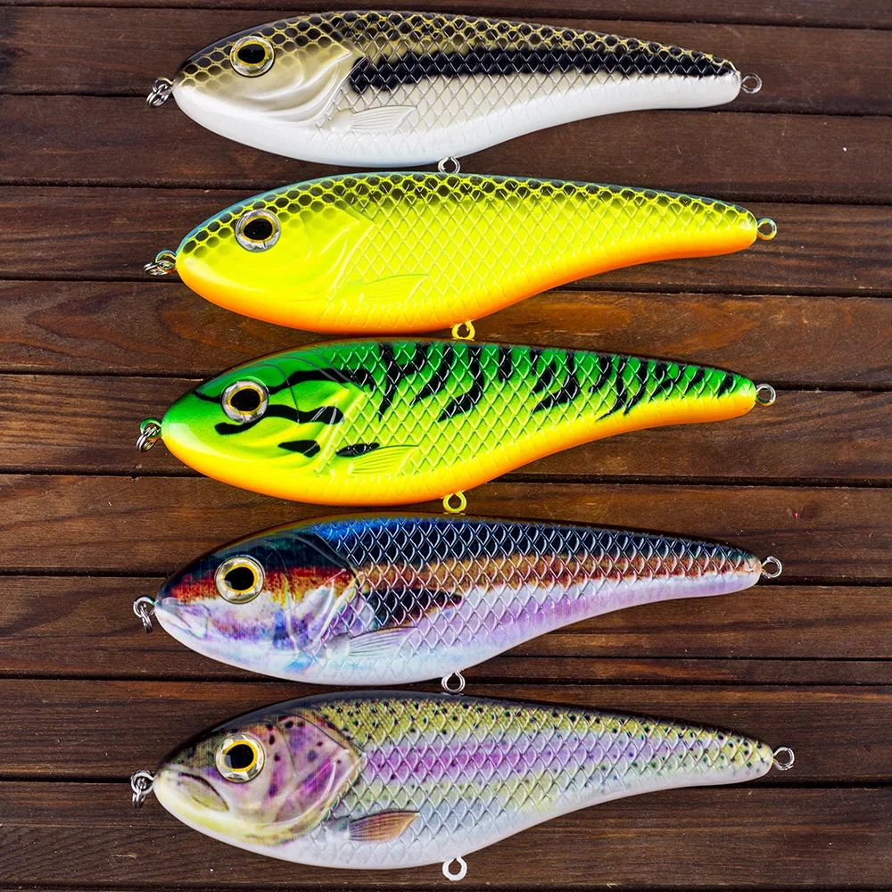 Jerkbait de hundimiento rápido para lucio – nado natural - imagen 5