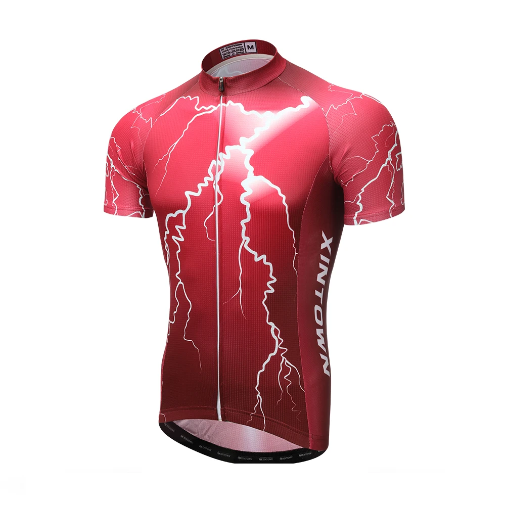 Jersey ciclismo hombre cremallera completa transpirable manga corta verano secado rápido - imagen 2