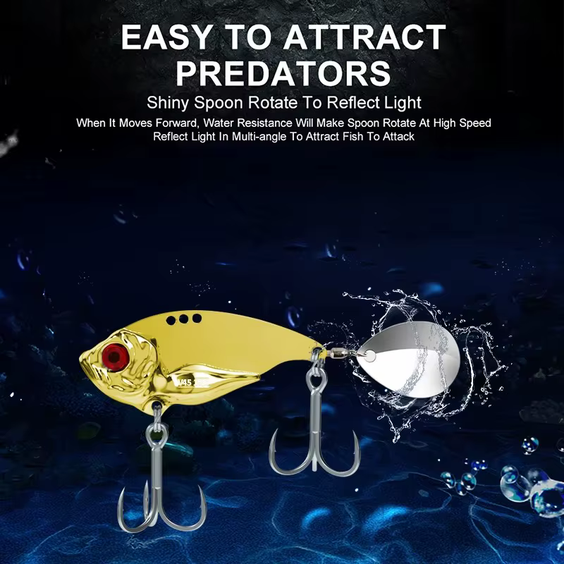 VIB Metal Shad – Señuelo Oscilante para Pesca en Agua Salada desde Orilla