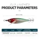 ShareShark Señuelos marinos horizontales luminosos en forma de camarón - imagen 4