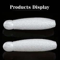 Goture Hula Grubs vinilos hundibles para lubina y perca 40mm