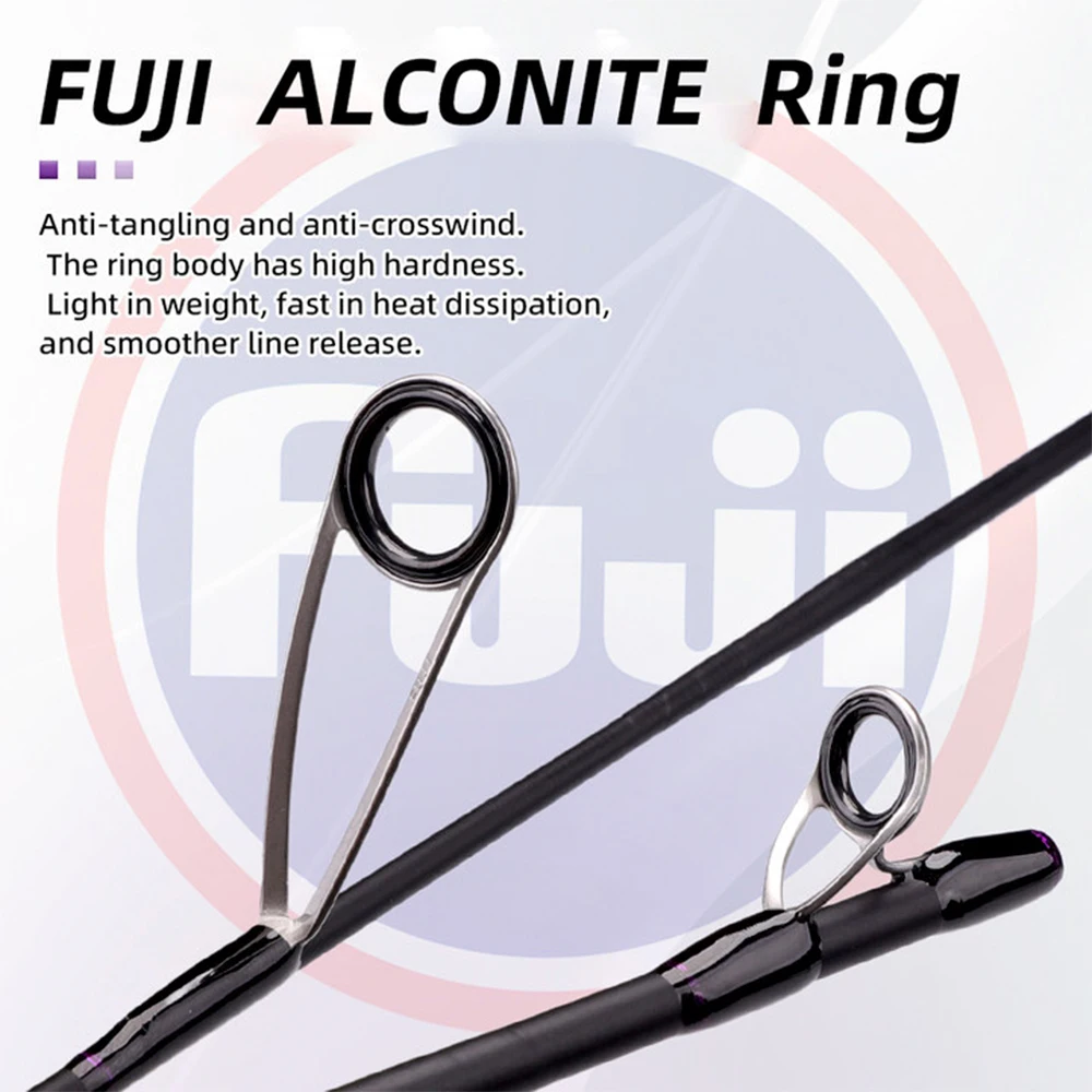 Caña flexible FUJI UL ML alconita FishingFans para viaje - imagen 4
