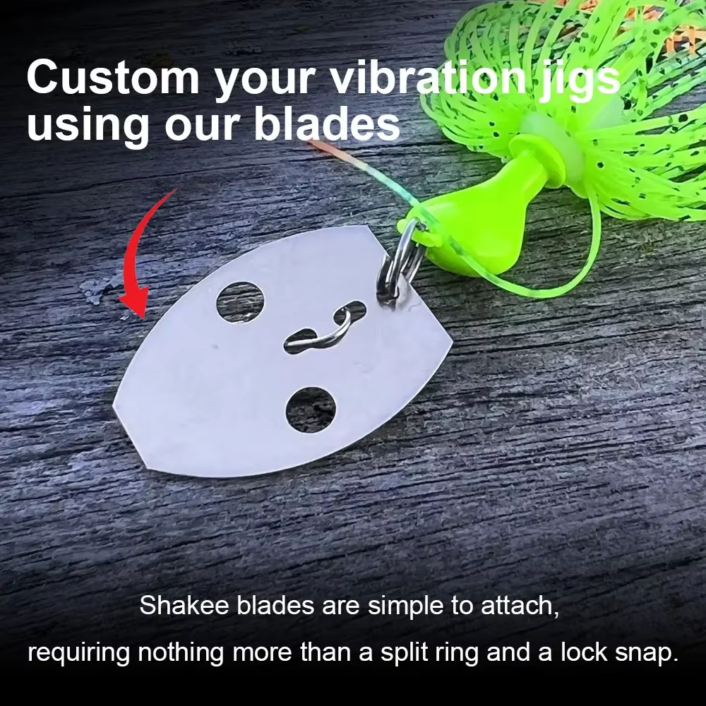 Countbass Cuchillas Turbo Inoxidable – Jig Blade Chatter para Señuelos - imagen 2