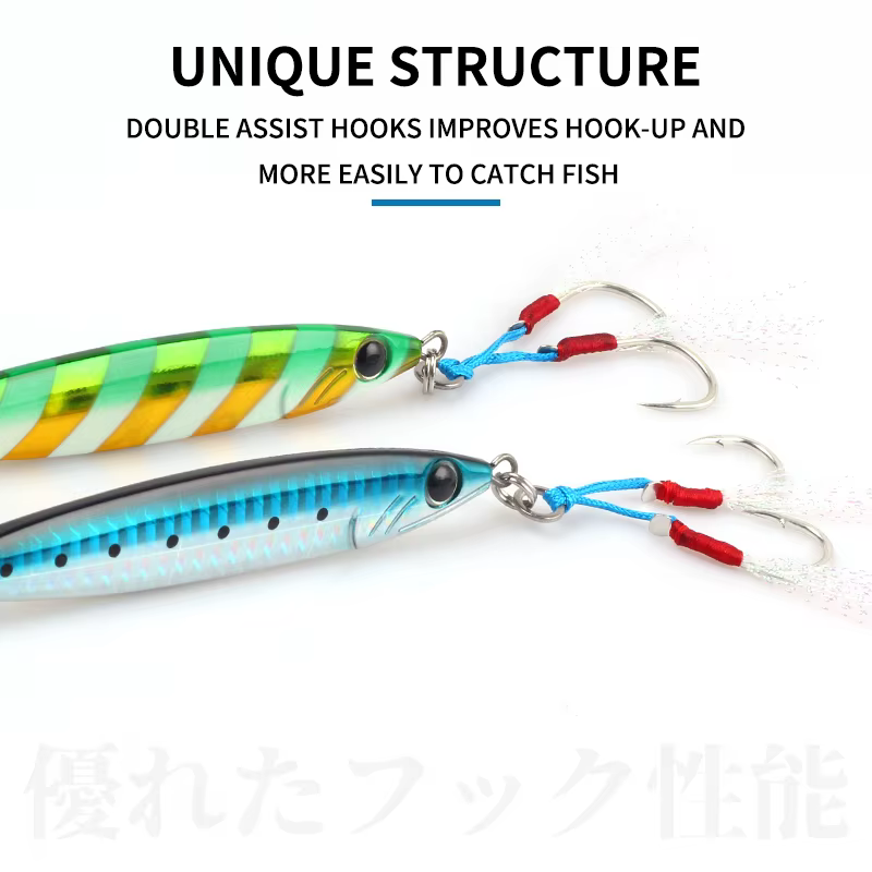 Señuelos Metálicos Letoyo 60g 80g para Jigging en mar y orilla - imagen 4