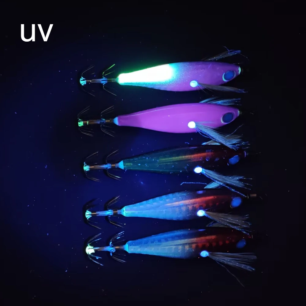 Señuelos luminosos de calamar para pesca en agua salada - imagen 2