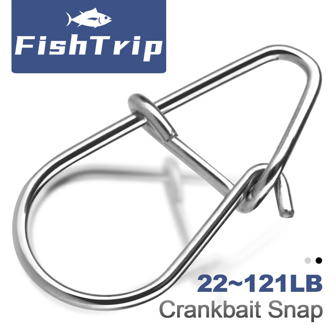 Mosquetón inoxidable Duo FishTrip – Bloqueo doble para aparejos - imagen 2