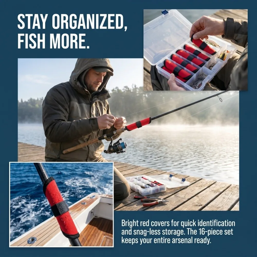 Fundas protectoras para señuelos de tela Oxford para pesca