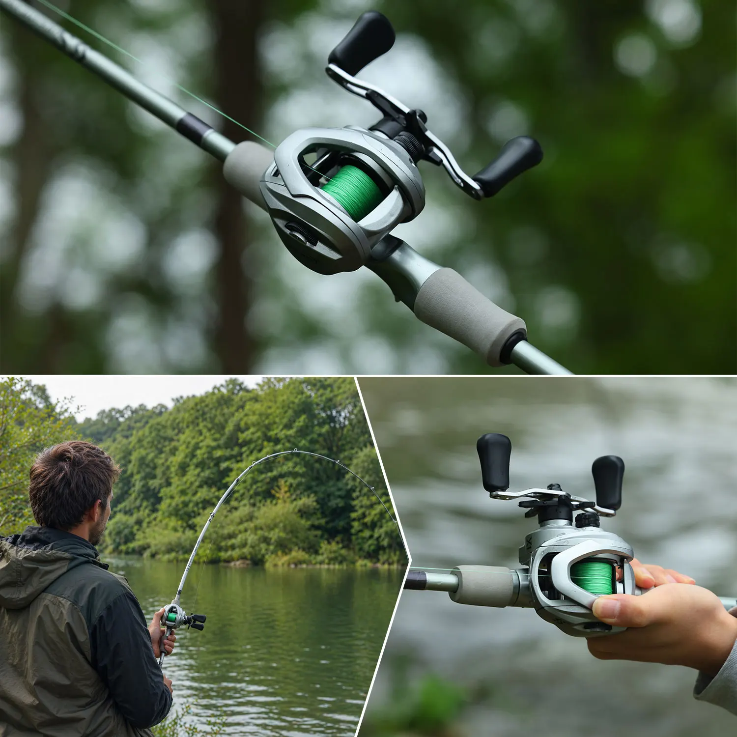 Carrete de pesca Sougayilang X1 con freno magnético y aluminio - imagen 5