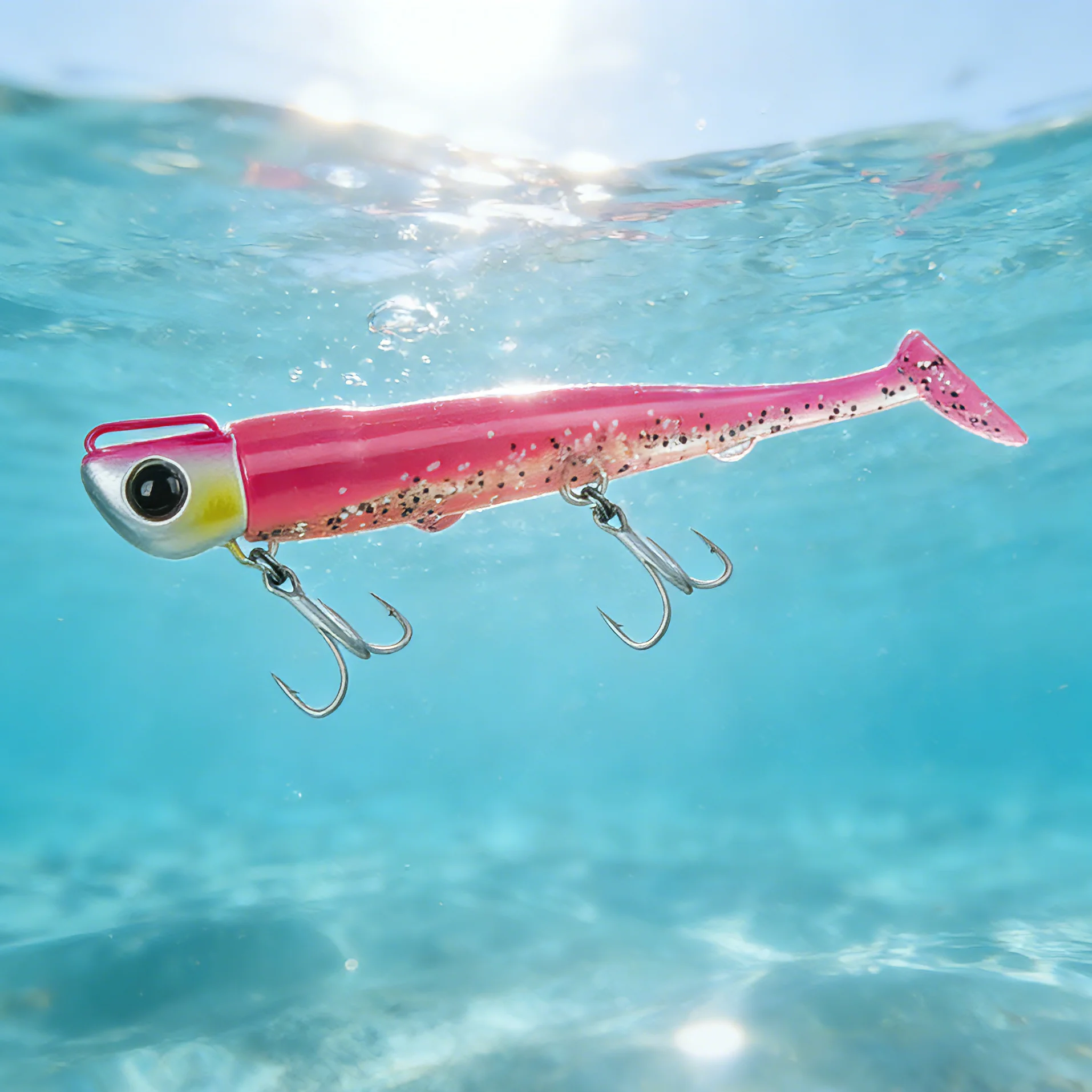 Jig Head Tsurinoya con vinilo T-Tail 110mm – Lubina y lenguado - imagen 5