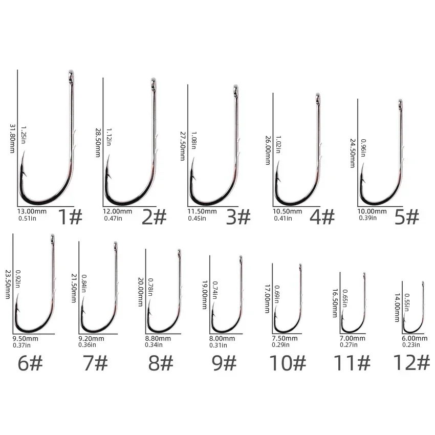 Aorace Anzuelos Jig Head con púas – Vástago largo para carpa y mar - imagen 3