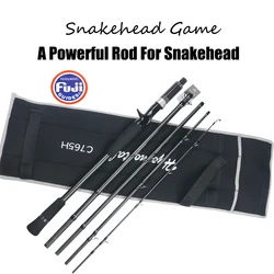 Caña Snakehead Fuji 2,28 m – 5 Secciones