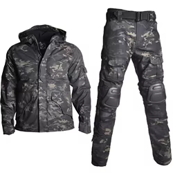 Chaqueta de pesca camuflaje - Pantalón impermeable técnico