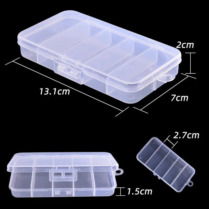 Caja de pesca plástica para anzuelos y señuelos - imagen 2