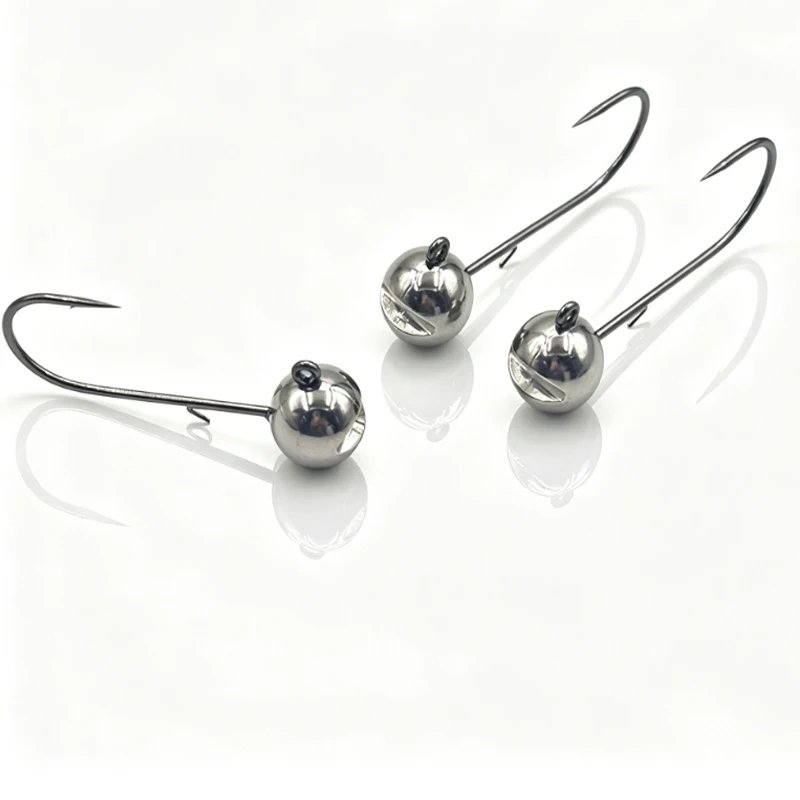 Anzuelo Jig Head de tungsteno con púas – vástago largo