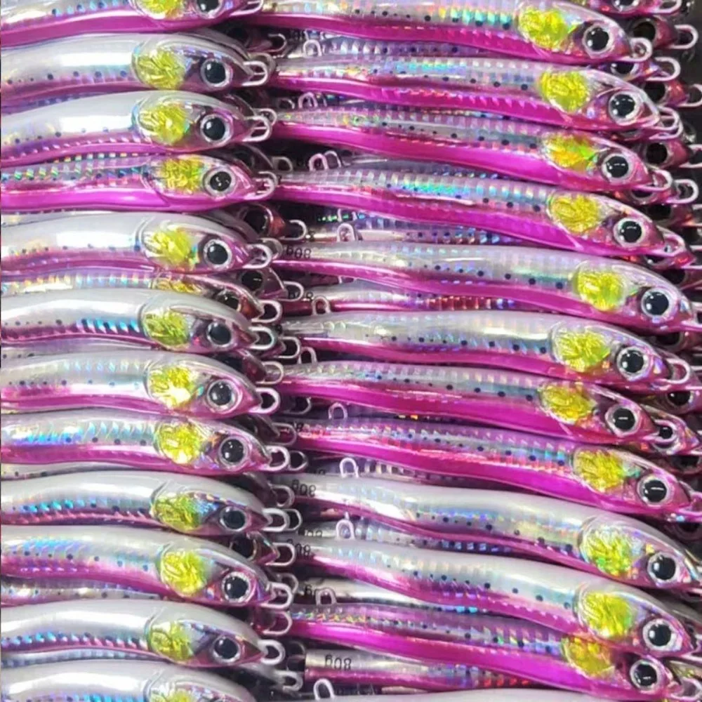 Snel Jig 3D impreso hundente de luz: anzuelo metal para pesca - imagen 3