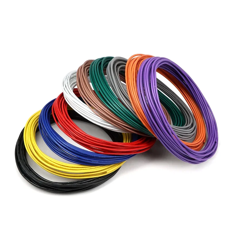Ejemplo de conexión LED con cable UL1007 estañado