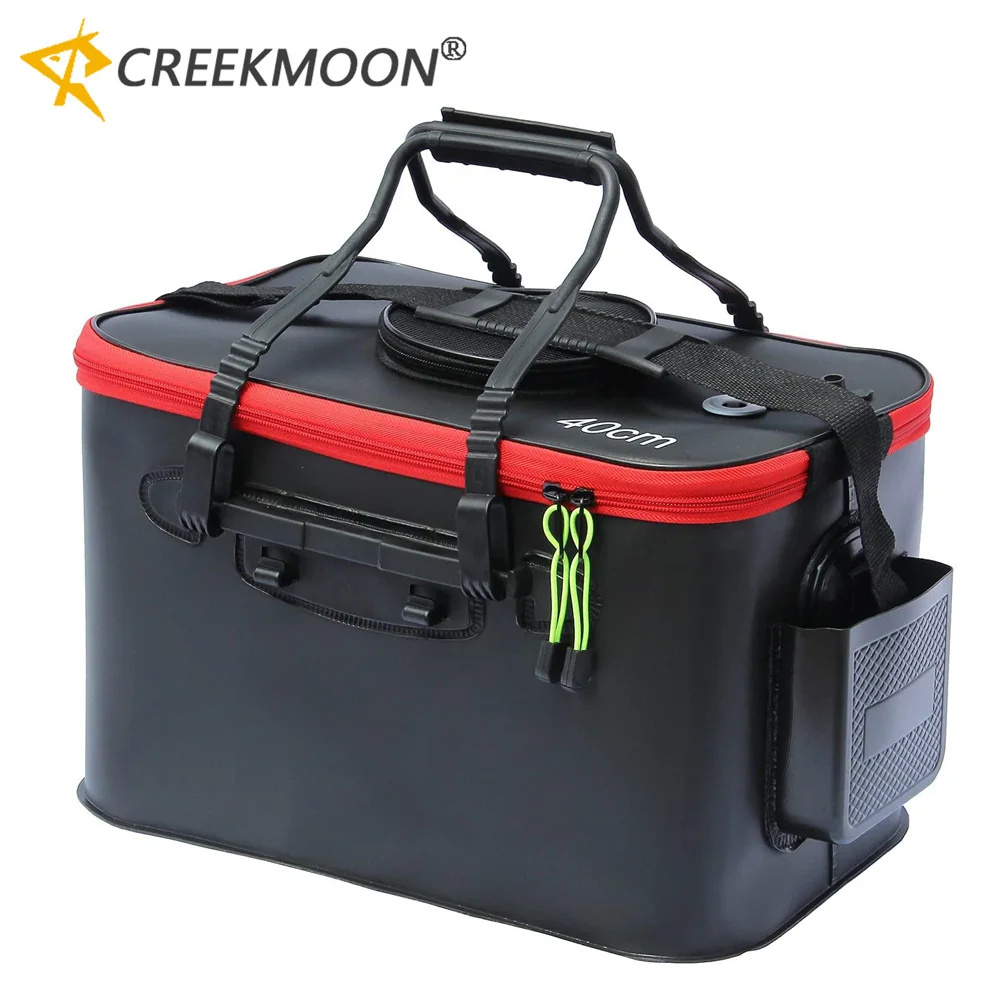 Caja de pesca portátil EVA impermeable con cremallera y correa - imagen 2