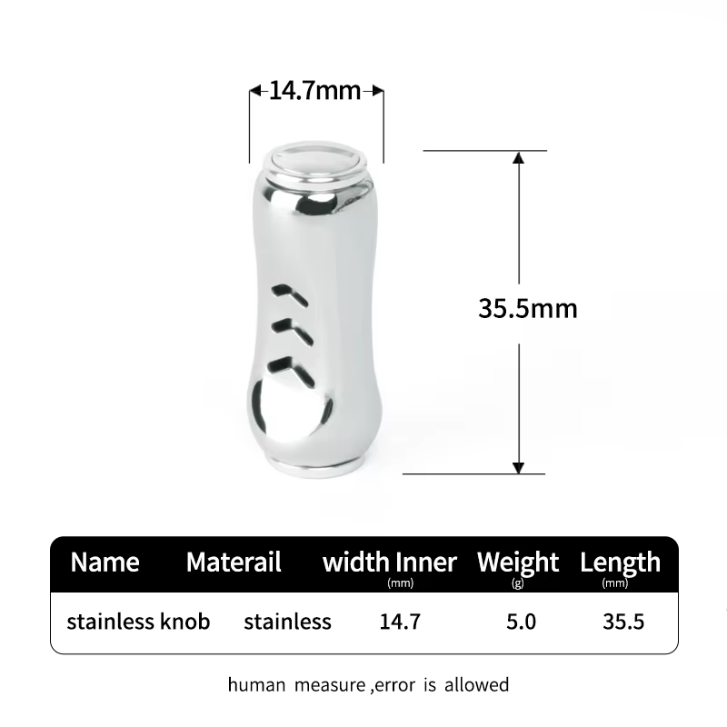 Perilla de Manivela Kawa Acero Inoxidable para Carretes Shimano/Daiwa