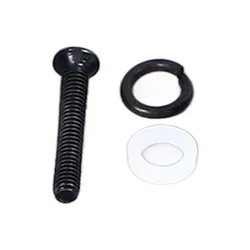 Afinadores metálicos de guitarra con pomo rombos plateado/negro