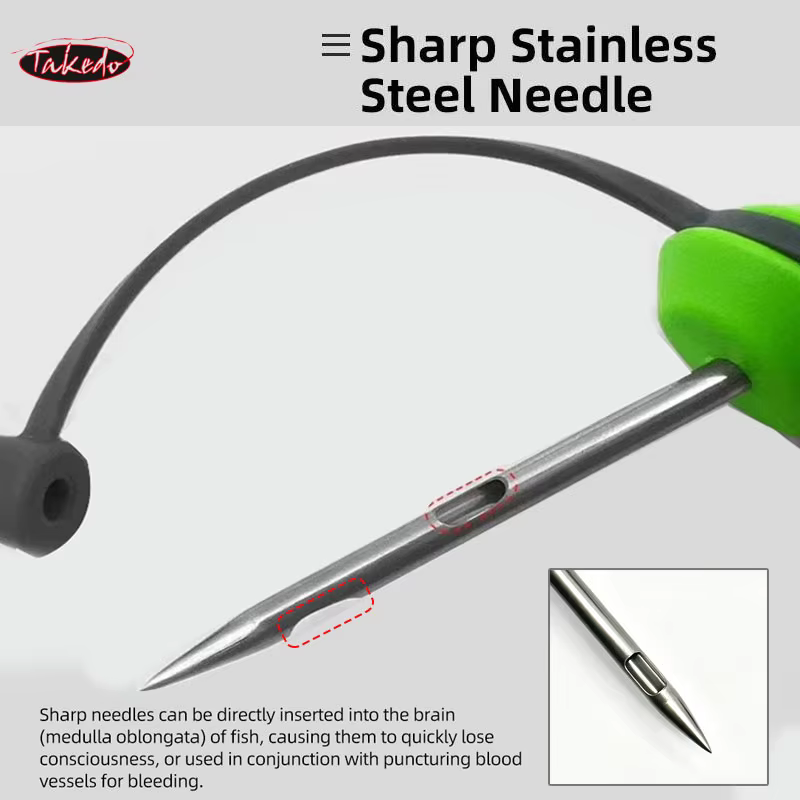 Takedo SX02 Aguja Descompresora Hueca Inox para Peces de Altura - imagen 2