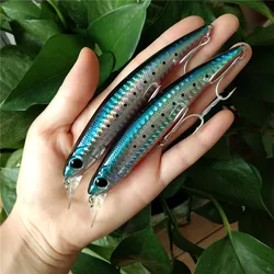 TSURINOYA Minnow Hundible de 11 cm para lucio y lubina – 22 g
