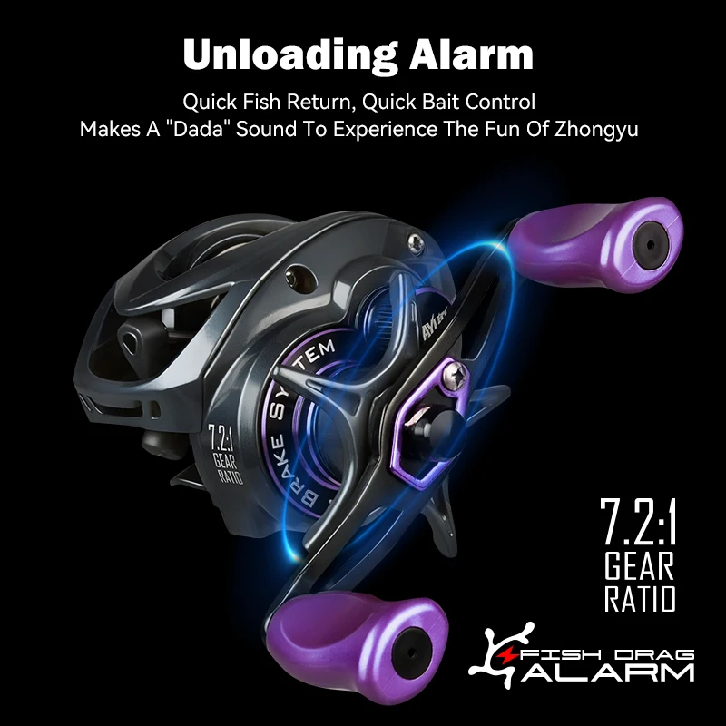 Carrete Baitcasting Leydun SEAYUR DC con Control Digital - imagen 5
