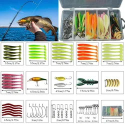 BRAVMACK Señuelos de pesca para lubina y trucha con caja