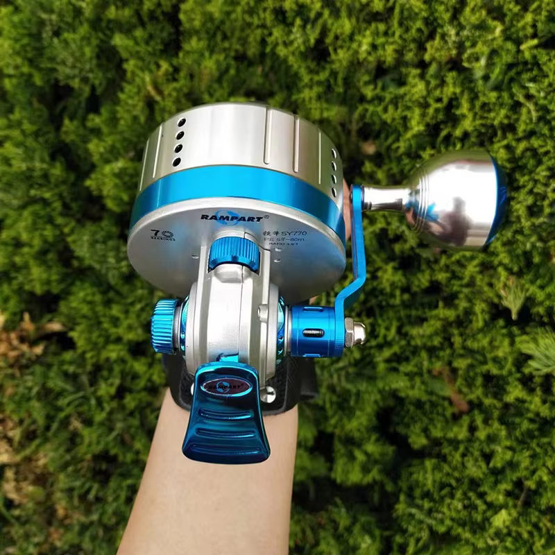 Carrete Spinning frontal con línea trenzada para pesca marítima - imagen 4