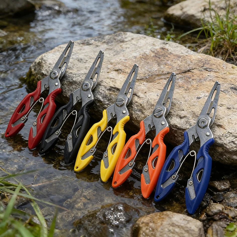 Alicates de pesca multifunción MNFT en naranja