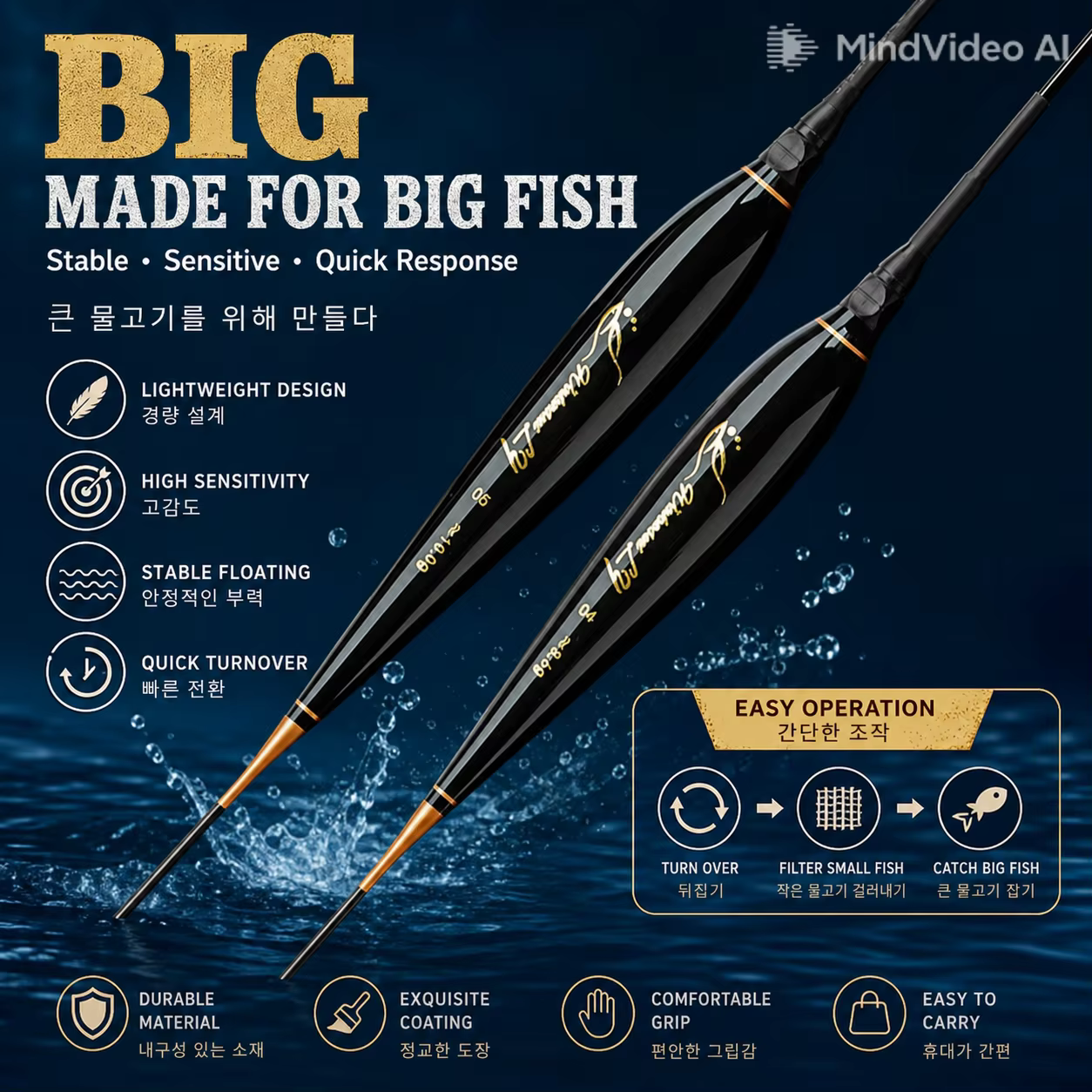 Flotador electrónico con sensor de gravedad automático – Luz para pesca nocturna - imagen 3