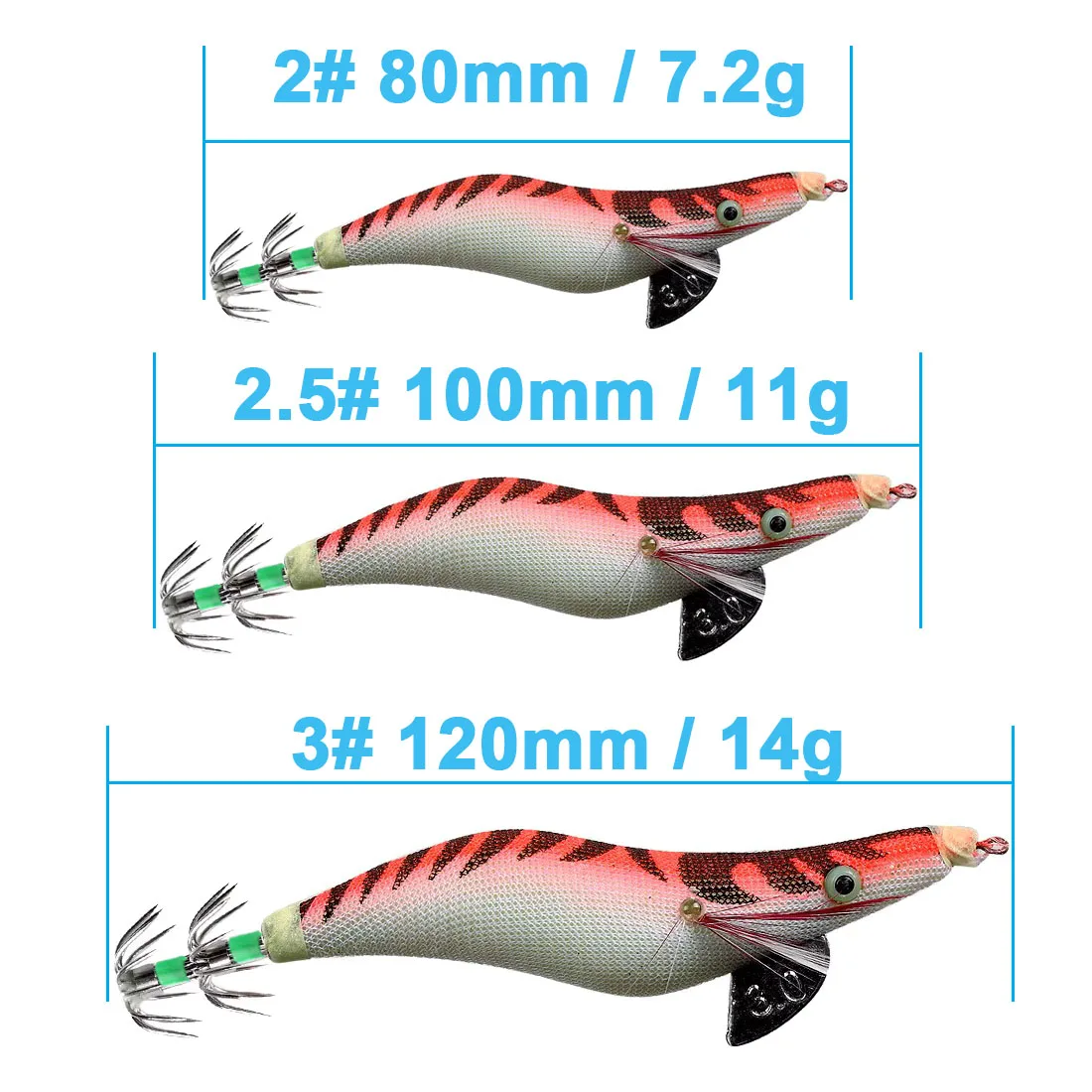 FishTrip señuelo luminoso para pesca mar – Brilla en la oscuridad sepia - imagen 2