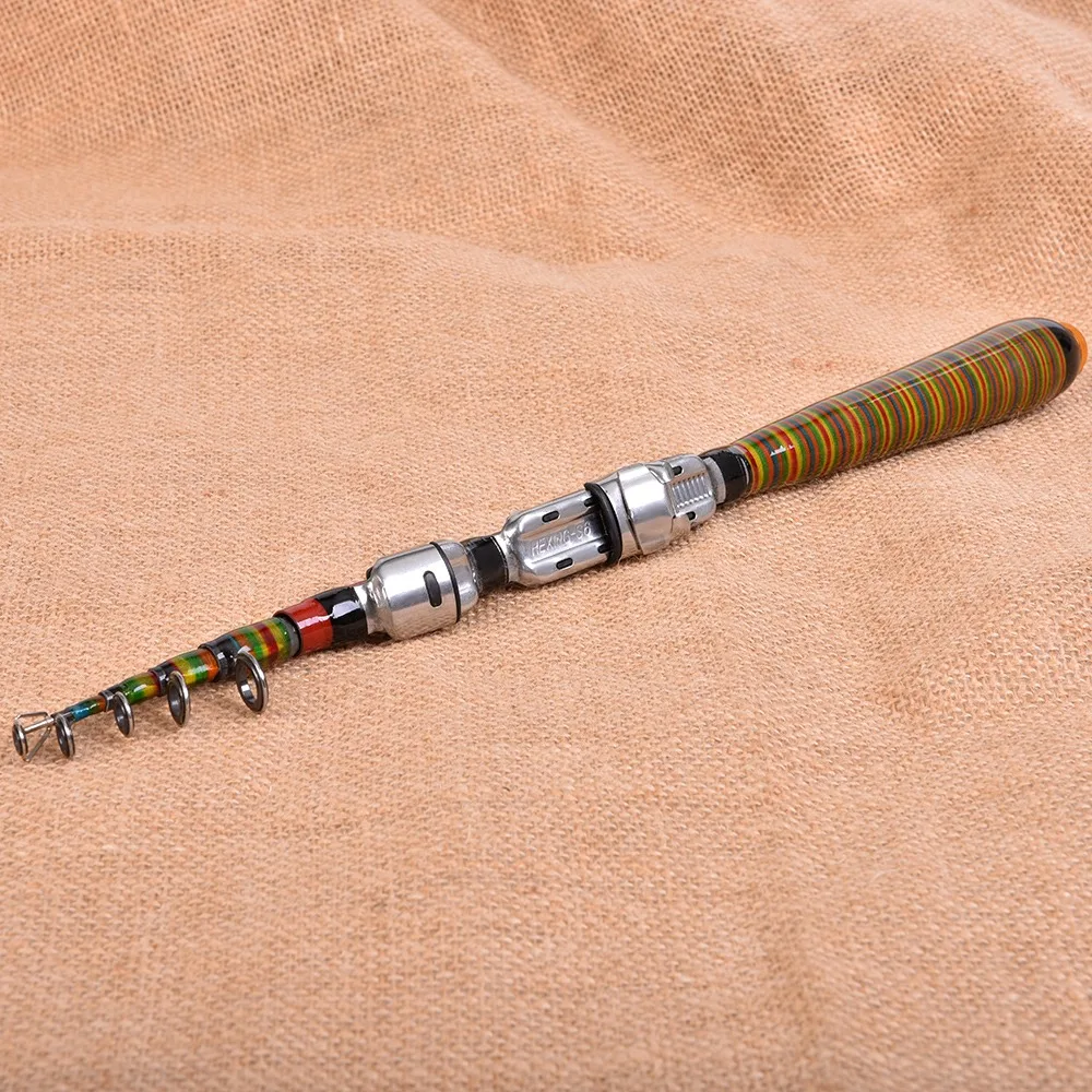 Caña telescópica de carbono portátil para pesca en agua salada - imagen 2