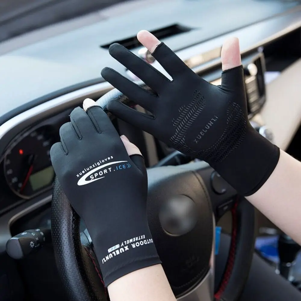 Guantes de pesca finos con protección solar y alta elasticidad - imagen 4